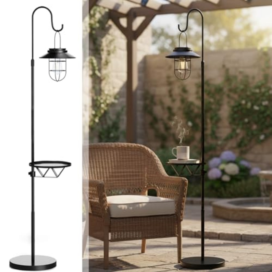 Solar Lamp - Solar tuinlamp met tafeltje, 60 inch