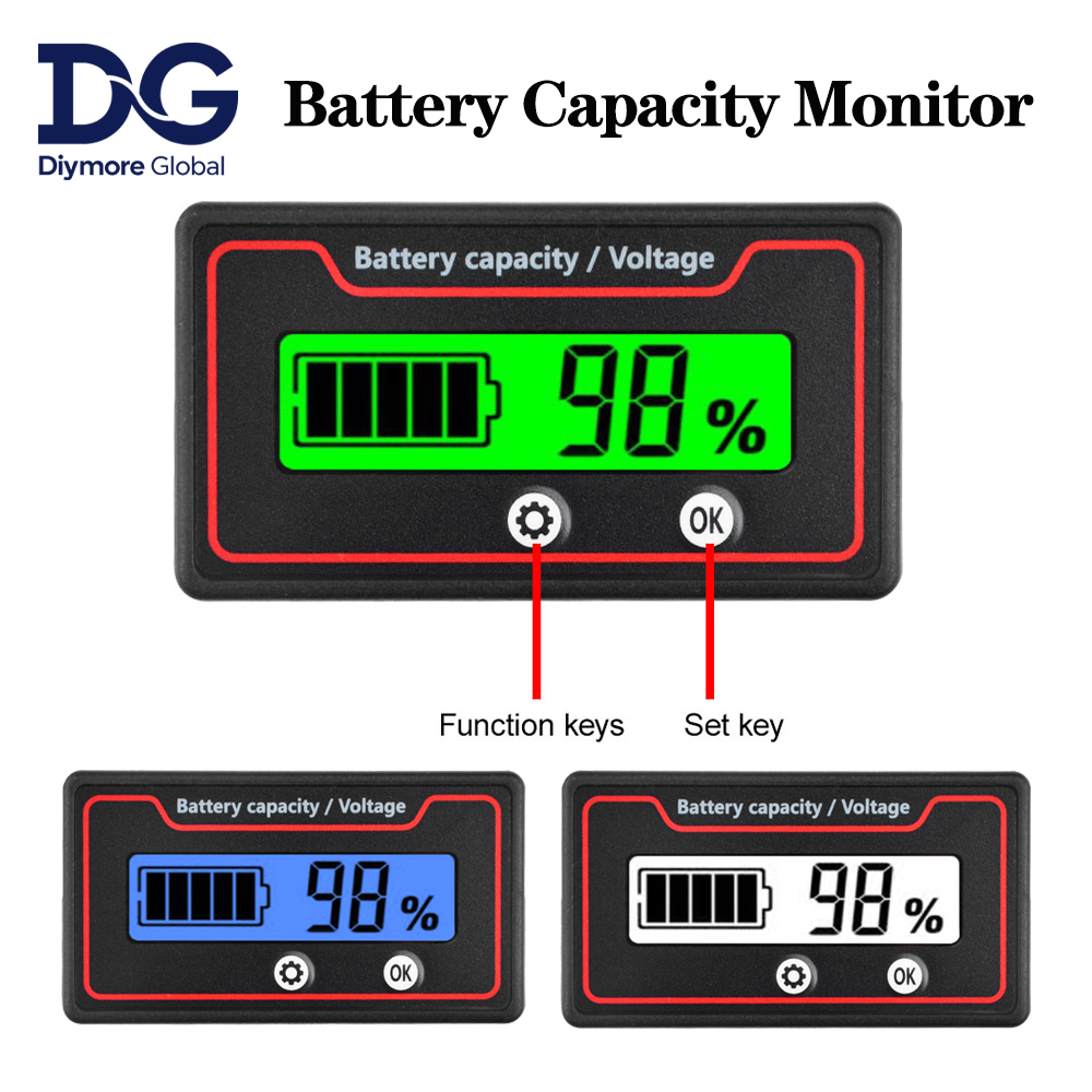 Lithium Battery 12V - Auto Batterij Laadniveau Indicator 12V 24V