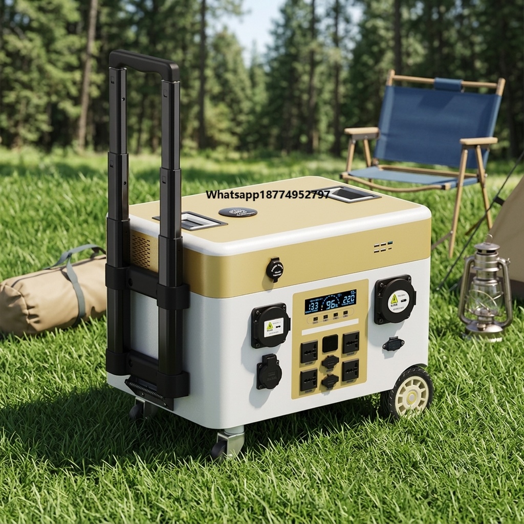 Solar Generator - 5000Wh Draagbare Zonnegenerator Zonnepaneel Auto Opladen