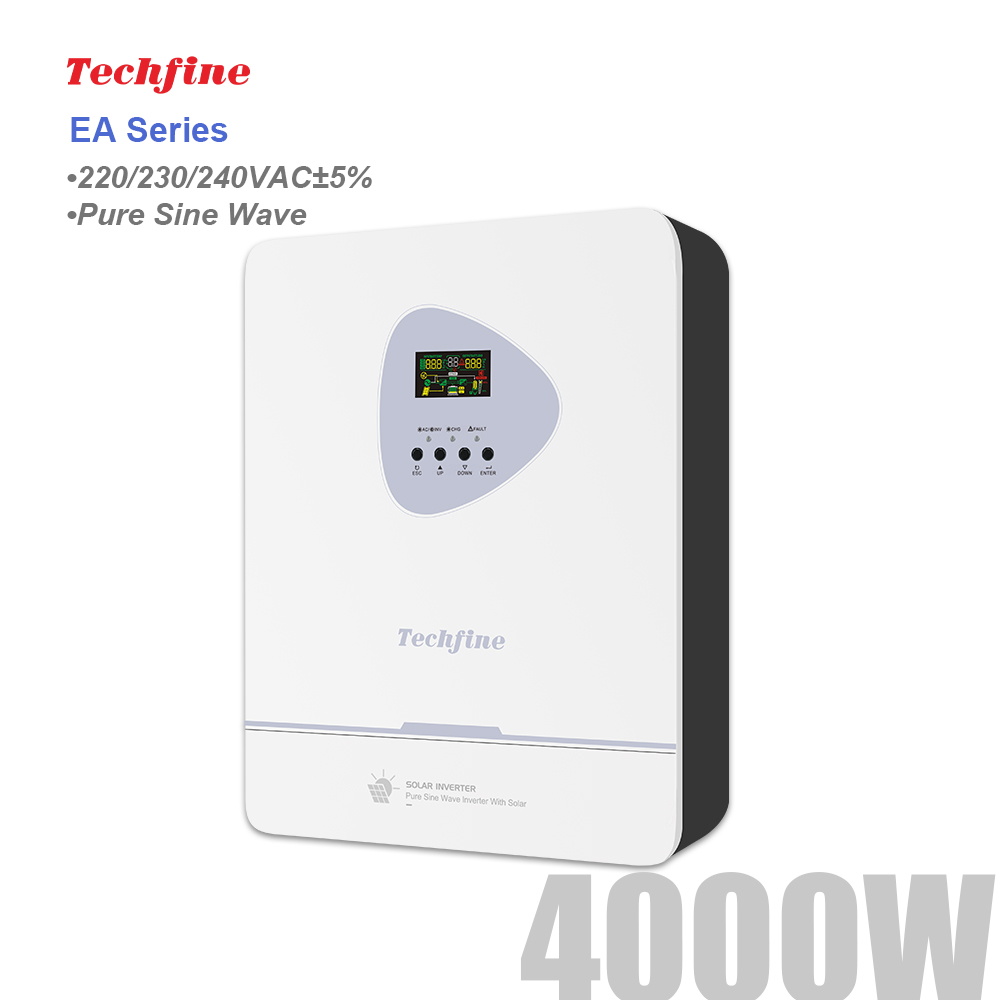 Charge Controller Solar - Techfine 4KW Off Grid Omvormer 24V
