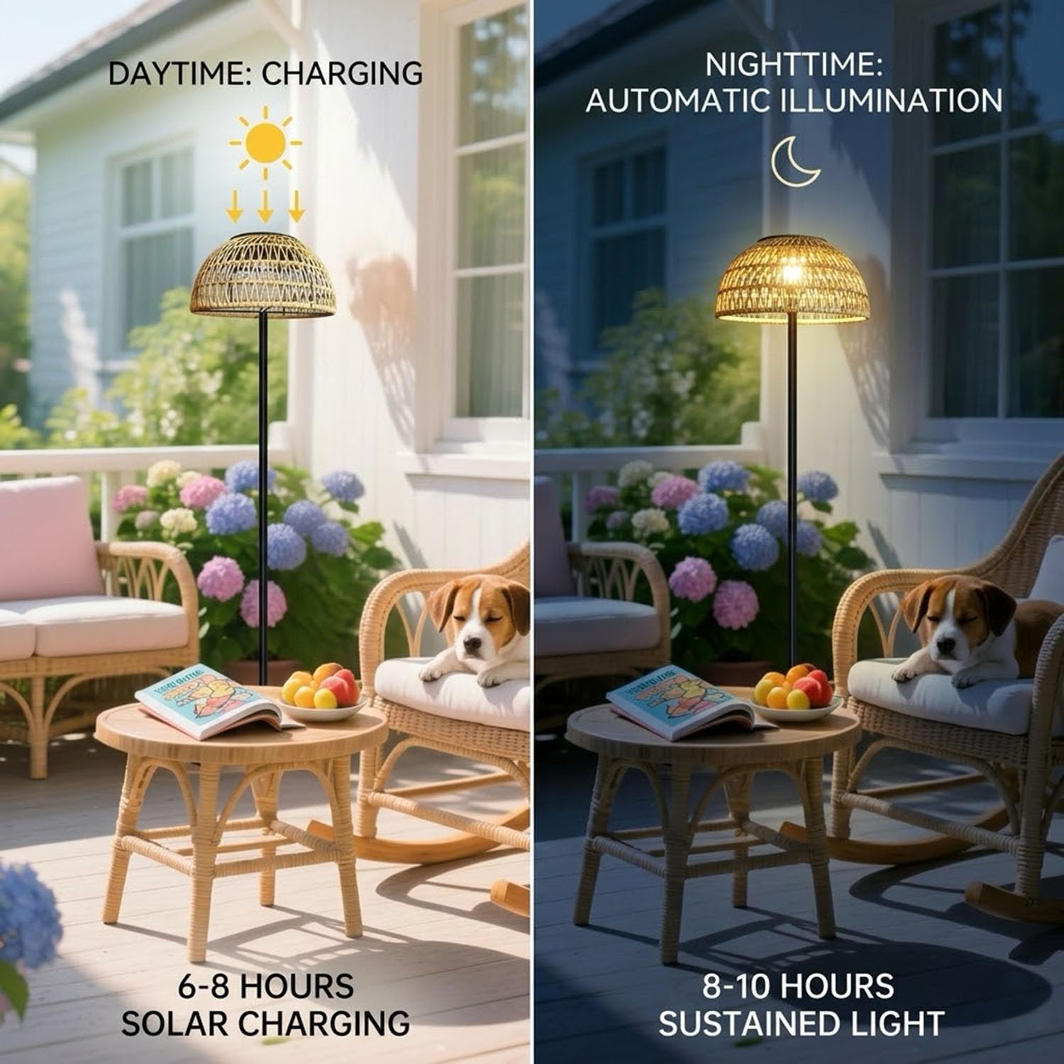 Beige Solar Buitenlamp met Dub - Solar Lamp recensie en prijs