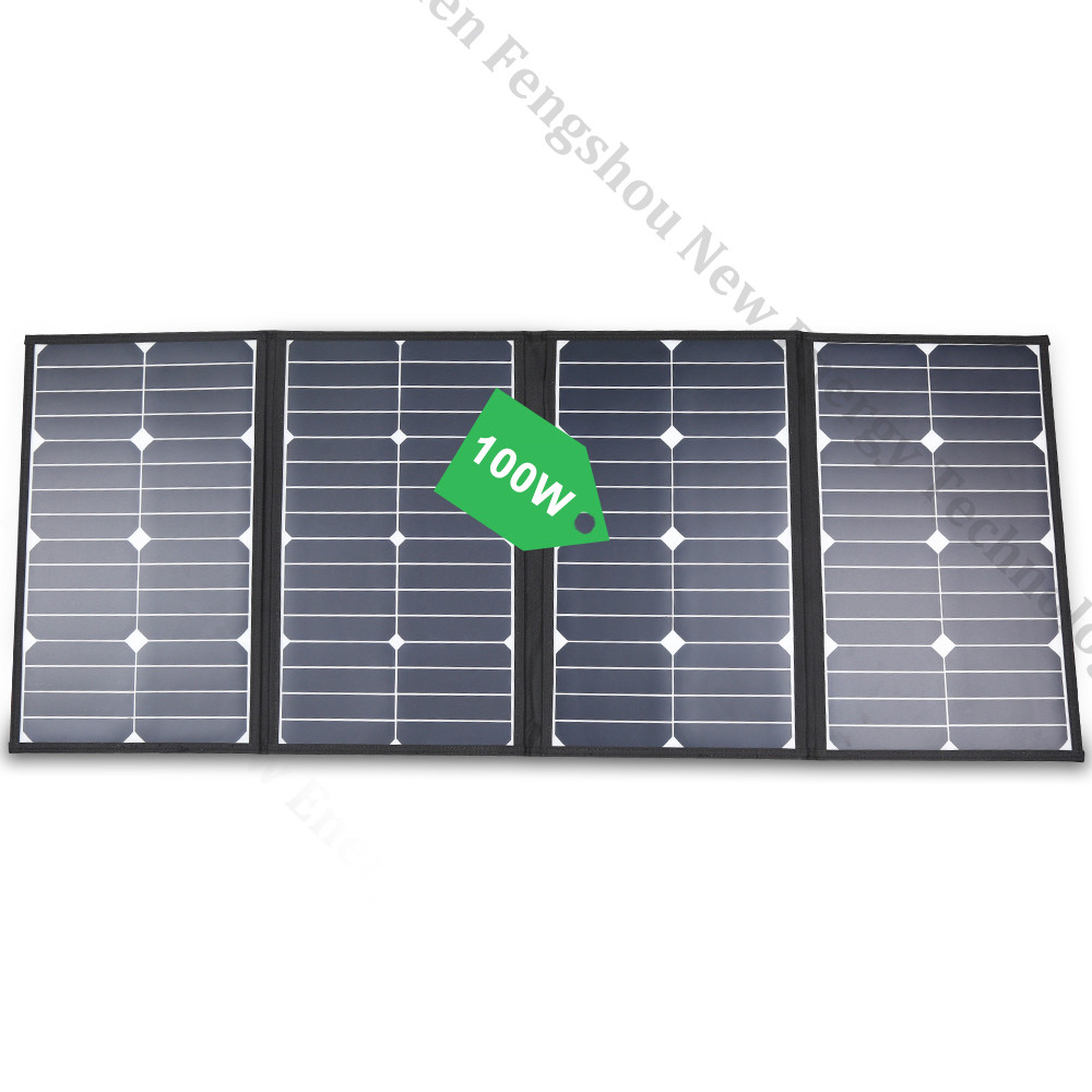Draagbare 100 Watt opvouwbare  - Charge Controller Solar recensie en prijs