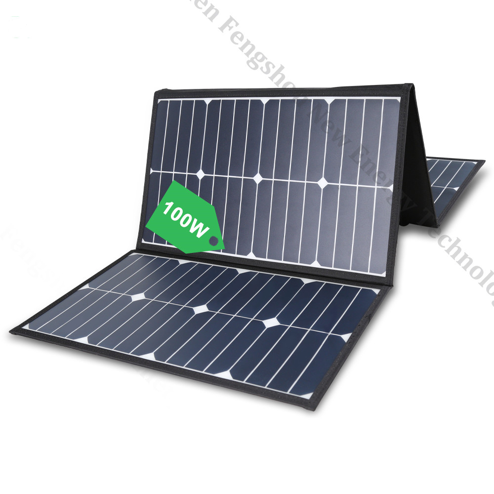 Draagbare 100 Watt opvouwbare  - Charge Controller Solar recensie en prijs