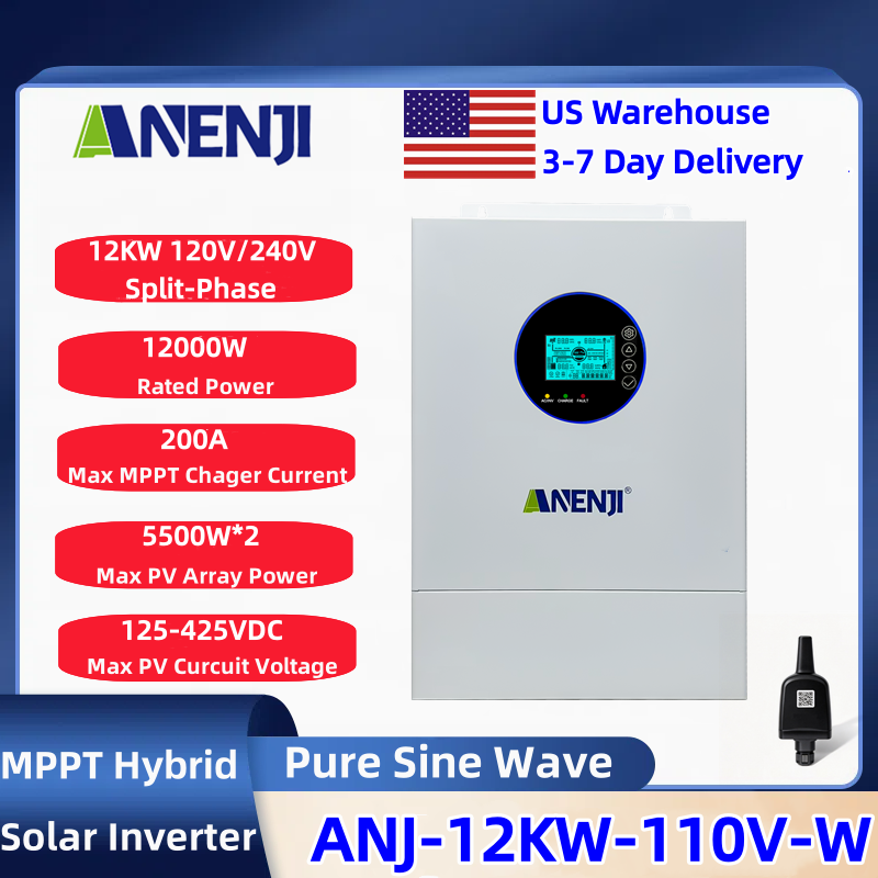 ANENJI Split-fase 120V/240V 12 - Charge Controller Solar recensie en prijs