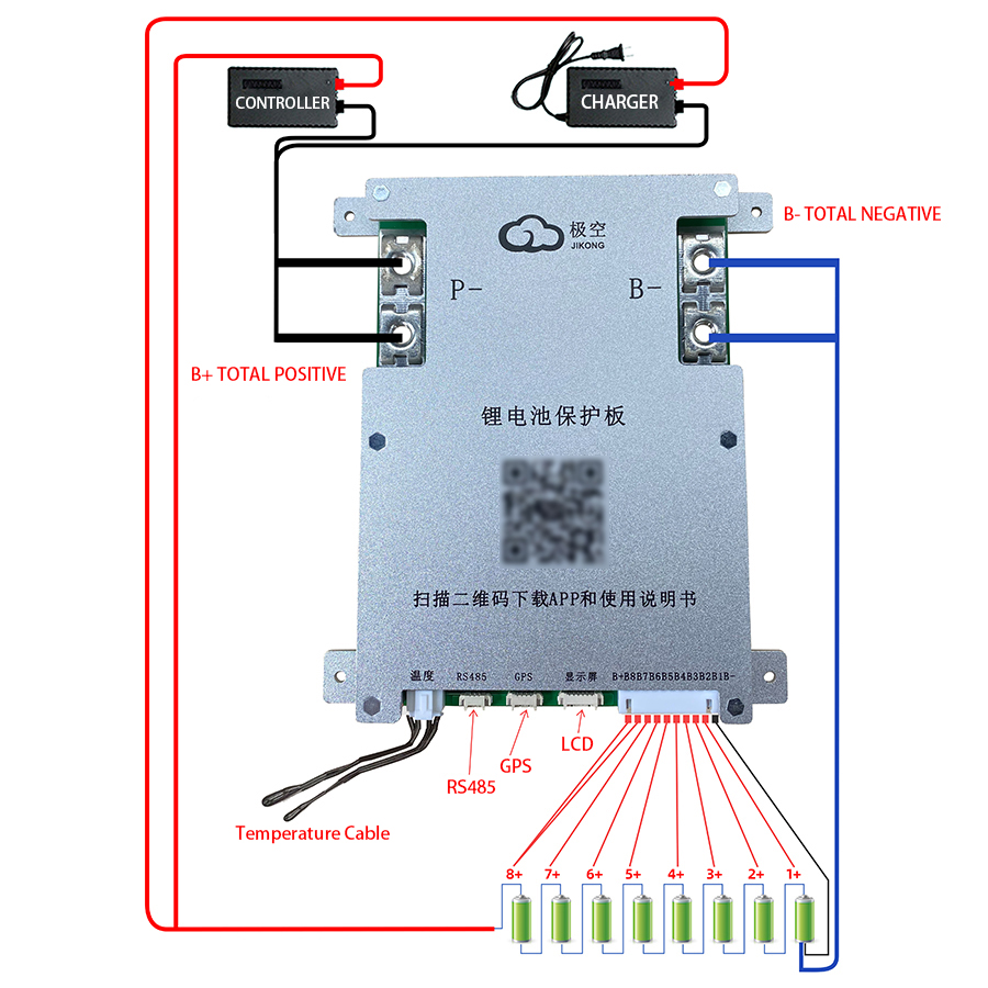 JK BMS 200A JK-B2A8S20P JKBMS  - Lithium Battery 12V recensie en prijs