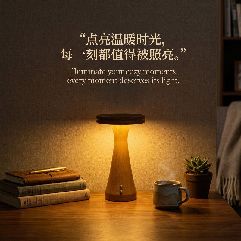 Slaapkamer, decoratieve bureau - Solar Lamp recensie en prijs